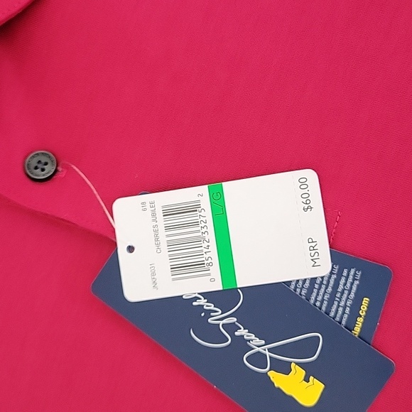 NWT JACK NICKLAUS, SIZE L, Red Shirt - Picture 8 of 11